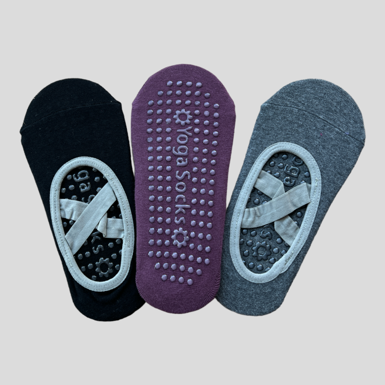 גרב יוגה מונע החלקה דגם בלט