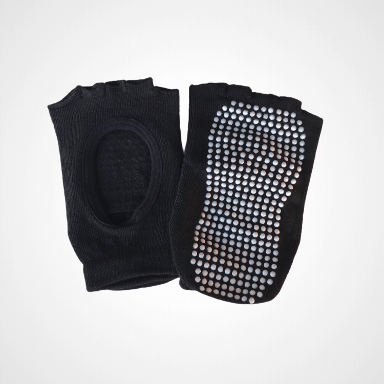 גרב יוגה נמוך נגד החלקה ליוגה ללא אצבעות