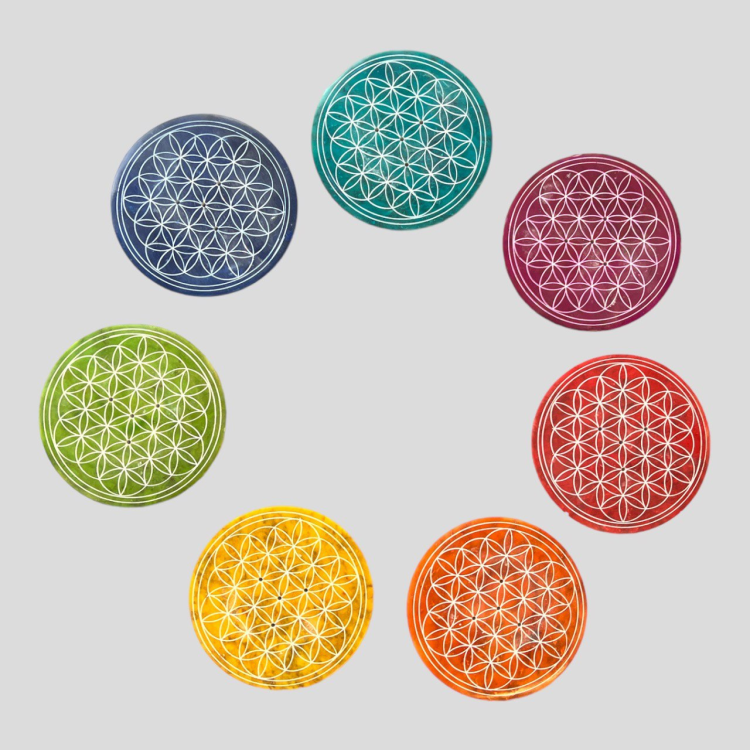 מעמד אבן לקטורת עגול גדול  10 ס''מ