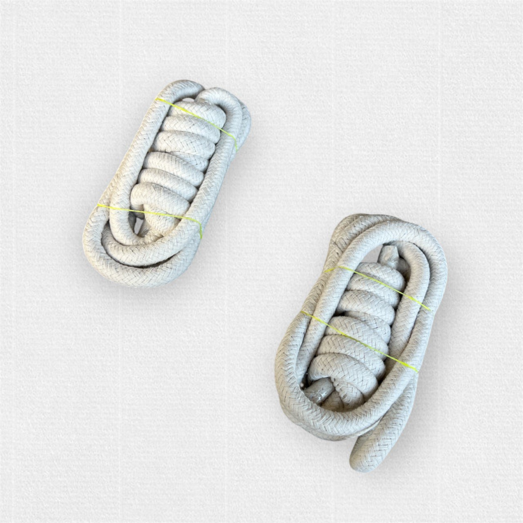 סט 2 רצועות יוגה לתלייה על קיר מכותנה טבעית – Iyengar Wall Rope