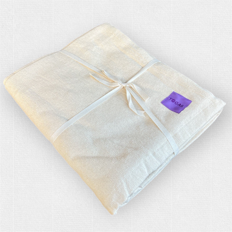 שמיכת “נשימת המדבר” – שמיכת יוגה מכותנה טבעית