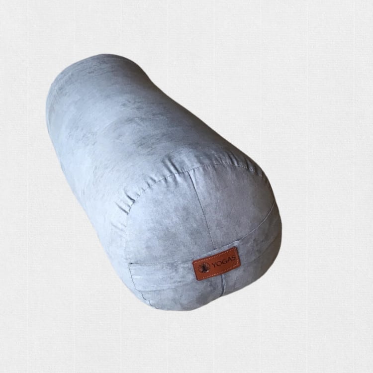 יוגה בולסטר עגול Natural עם מילוי קליפת כוסמת (סובה)